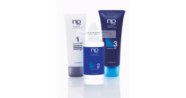 Japan Fiole NP 3.1 蛋白護髮焗油套裝(日本出品)(藍色-適合曲髮)細號裝